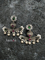 Load image into Gallery viewer, Flat bottom drop earrings-Hamsa-Hamsa
